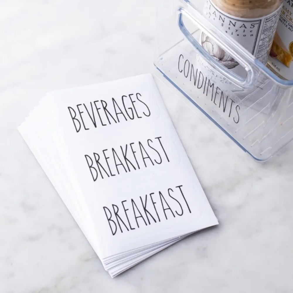 🏷 Refrigerator labels
